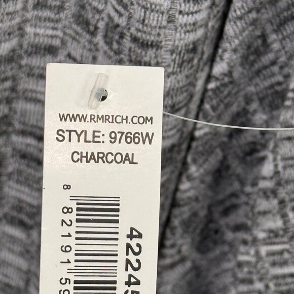 R&M Richards Womens Cascade Grey Knit Jacket Dress size 22w plus new $99 - Picture 10 of 14
